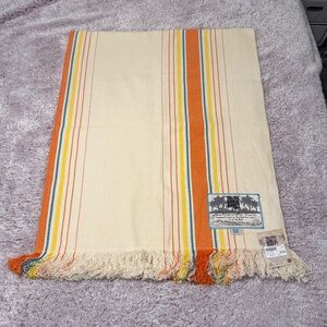 Multicolor Striped Beach Blanket/Throw Blanket